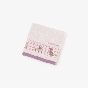 アニマル刺繍ミニタオル