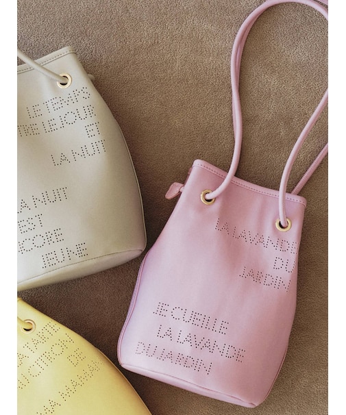 MON JOURNAL2WAY巾着バッグ