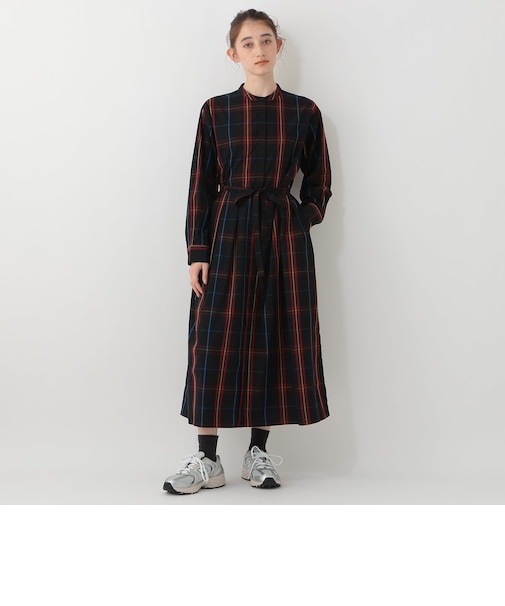 ウエストリボン付きワンピース/Afternoon Tea Original Tartans