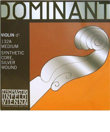 Dominant 3D-132A バイオリン弦 Mittel シルバー