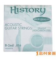 HAGSHP016 アコースティックギター弦 B-2nd .016 【バラ弦1本】