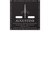 クロ4 クラシックギター弦 CLASSIC／BLACK ローテンション 4弦：0285【バラ弦1本】