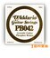 PB042 アコースティックギター弦 Phosphor Bronze Round 042 【バラ弦1本】
