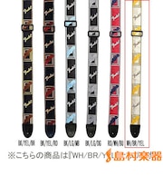 Monogrammed Strap White/Brown/Yellow ストラップ モノグラム
