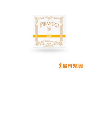 215321 GOLD ヴァイオリン弦 バイオリン弦 ゴールド D線 4/4用 Mittel ガット/シルバーアルミ巻 【バラ弦1本】