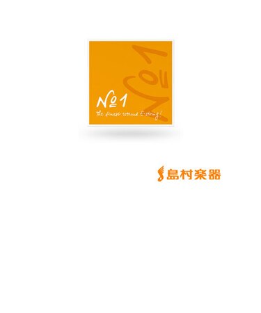 311521 バイオリン弦 NO.1 E線 4/4用 Mittel スチール/スチールクローム巻 【ループエンド】 【バラ弦1本】