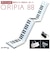 ORIPIA88 WH 折りたたみ式電子ピアノ MIDIキーボード 88鍵盤 バッテリー内蔵