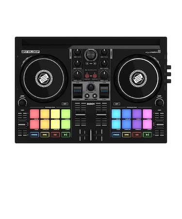 BUDDY Apple music対応 djay専用2チャンネルDJコントローラー 持ち運びに便利！