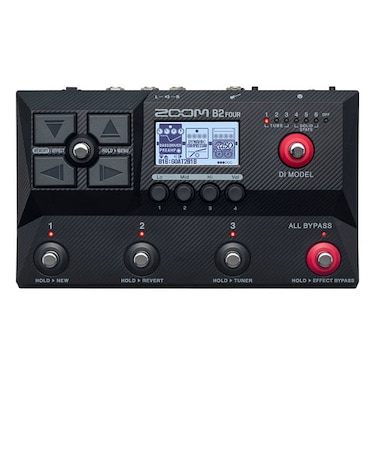 B2 FOUR Effects & Amp Emulator ベース用 アンプシミュレーター マルチエフェクター