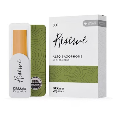 ORGANIC RESERVE リード アルトサックス用 【ファイルド】 【硬さ：3.0】 【10枚入り】