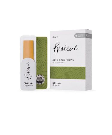 ORGANIC RESERVE リード アルトサックス用 【ファイルド】 【硬さ：3.0+】 【10枚入り】