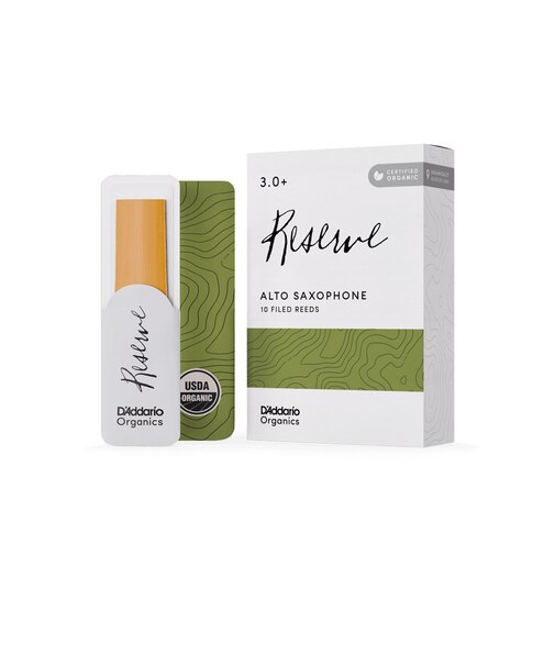 ORGANIC RESERVE リード アルトサックス用 【ファイルド】 【硬さ：3.0+】 【10枚入り】