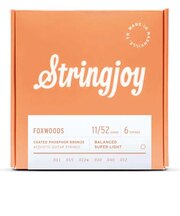 SJ-FW1152 フォスファーブロンズ 011-052 アコースティックギター弦 コーティング弦 フォックスウッズシリーズ