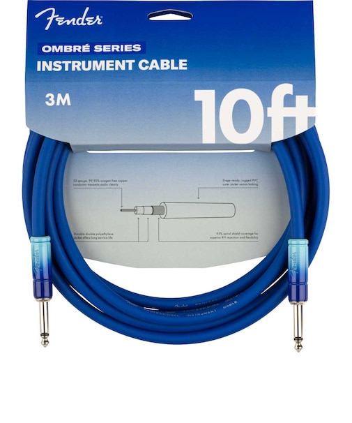 Ombr  Instrument Cable 10' Belair Blue シールド 約3m