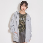 ルーズZIPパーカ