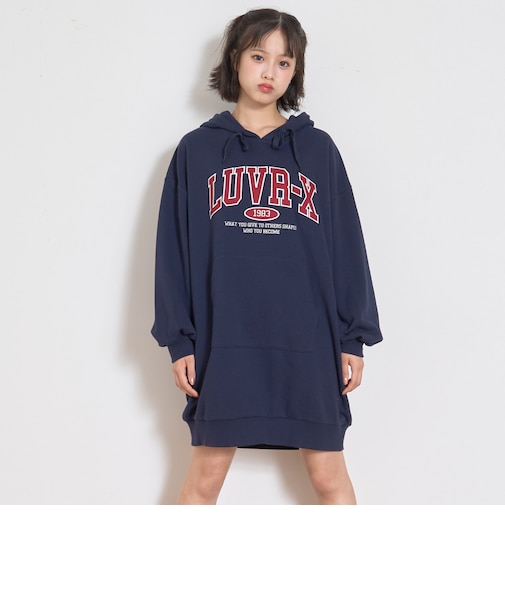【GOODPRICE】ルーズパーカワンピース