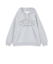 【秒かわトップス】【LTXC】カレッジルーズパーカー
