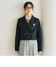 【卒服・セレモニー】エンブレムつきボレロジャケット
