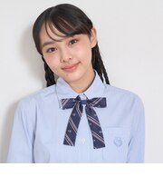 【卒服・セレモニー】レジメンタル柄細リボンタイ