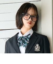 【卒服・セレモニー】レジメンタル柄リボンタイ