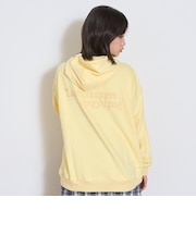 【秒かわトップス】【LTXC】ロゴ発泡パーカ