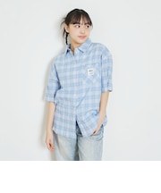 【7days】チェックビック半袖シャツ