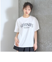 【秒かわトップス】【GOODPRICE】【綿100%】カレッジフラワー半袖T