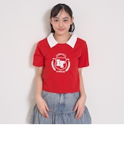 【7days】衿つきクロップTシャツ