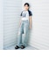 【LTXC/接触冷感/快適】ダメージデニムワイドパンツ