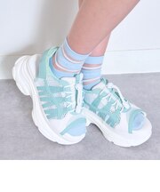 【LTXC】ドローコード厚底サンダル