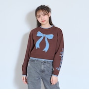 【7days】デカリボンニット