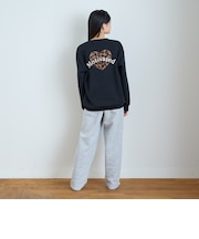 バックハート裏シャギー長袖上下セット