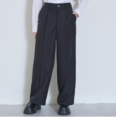 【卒服・セレモニー・フレッシャーズ】タックワイドパンツ