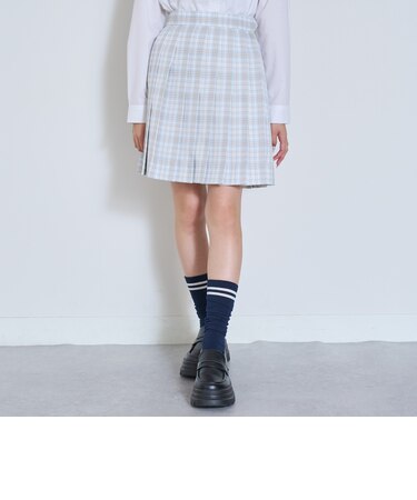 【卒服・セレモニー・フレッシャーズ】チェック柄プリーツスカパン