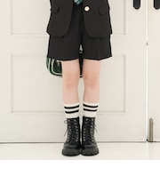 【卒服・セレモニー・フレッシャーズ】センターラインショートパンツ