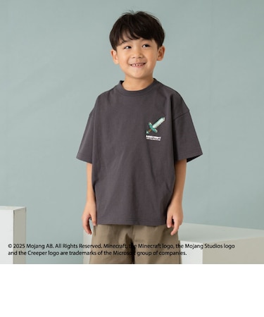 【親子リンク】【マインクラフト】KIDS武器半袖Tシャツ/MINECRAFT
