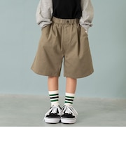 チノワイドハーフパンツ