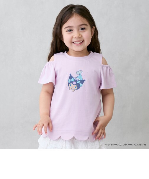 【サンリオキャラクターズ】肩あきグラフィックTシャツ