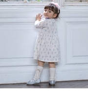 【GOODPRICE】柄リボンカットワンピース