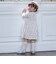 【GOODPRICE】柄リボンカットワンピース