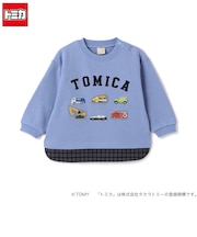【TOMICA】裾チェックトレーナー