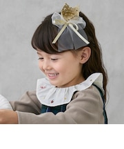 チュールクラウンヘアクリップ