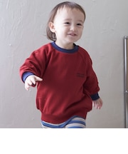 【GOODPRICE】裏起毛衿配色トレーナー