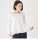 オーガンジードッキング長袖Tシャツ