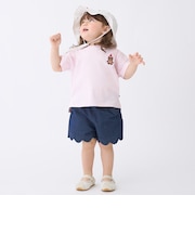【防汚加工】スカラップショートパンツ