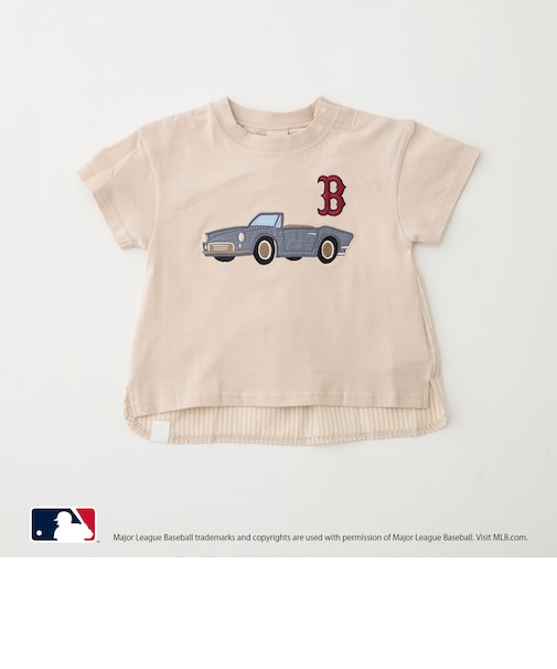 【MLB】車アップリケTシャツ