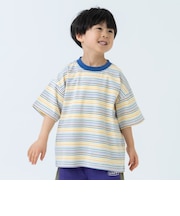 【365D.】アソートボーダーワイド半袖Tシャツ