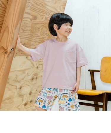【接触冷感】【UVカット】ポケット半袖Tシャツ