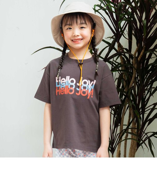 【親子リンク】USED風加工ロゴ半袖Tシャツ