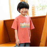 【親子リンク】USED風加工ロゴ半袖Tシャツ
